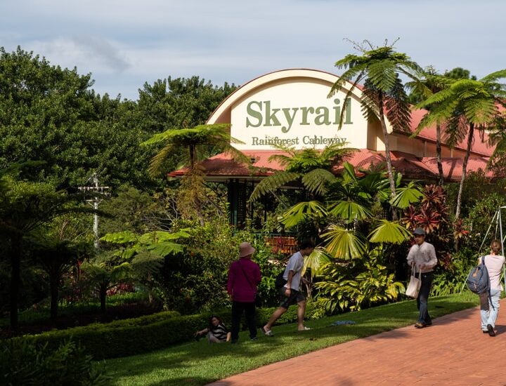 Skyrail Rainforest Cableway in Kuranda, Tropical North Queensland.